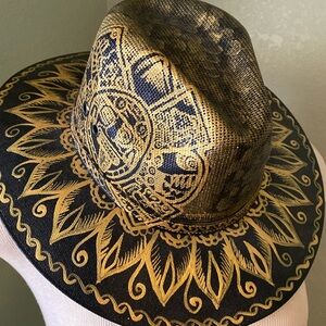 Hand-painted Aztec Bohemian Hat